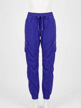 RARE & HTF Lululemon Women's Cargo Track Joggers Dance Pants Vibrant Blue